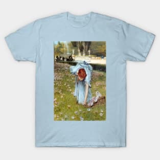 Spring in the Gardens of the Villa Borghese - Sir Lawrence Alma Tadema T-Shirt